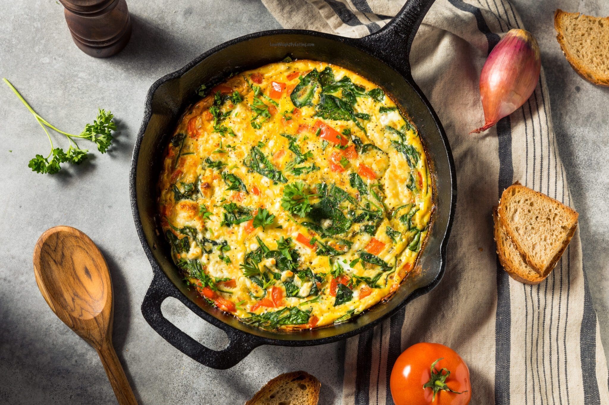 Low Calorie Frittata - Lose Weight By Eating