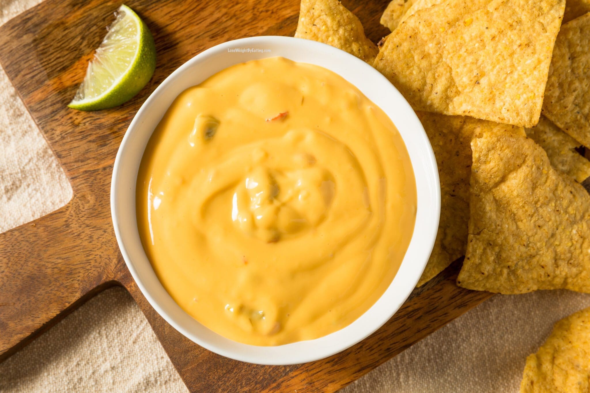 Healthy Queso Cheese Dip - Lose Weight By Eating