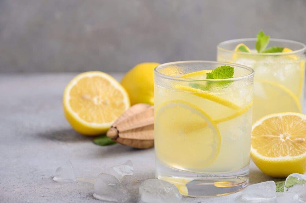 Lemon Juice and Baking Soda Drink