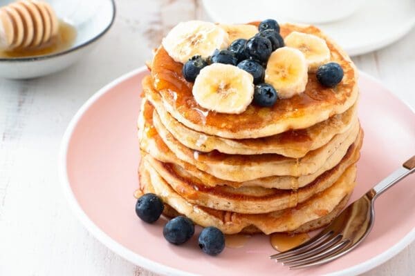 Low Calorie High Protein Banana Pancakes