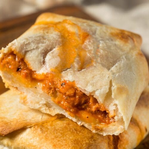 Low Calorie Homemade Pizza Pockets
