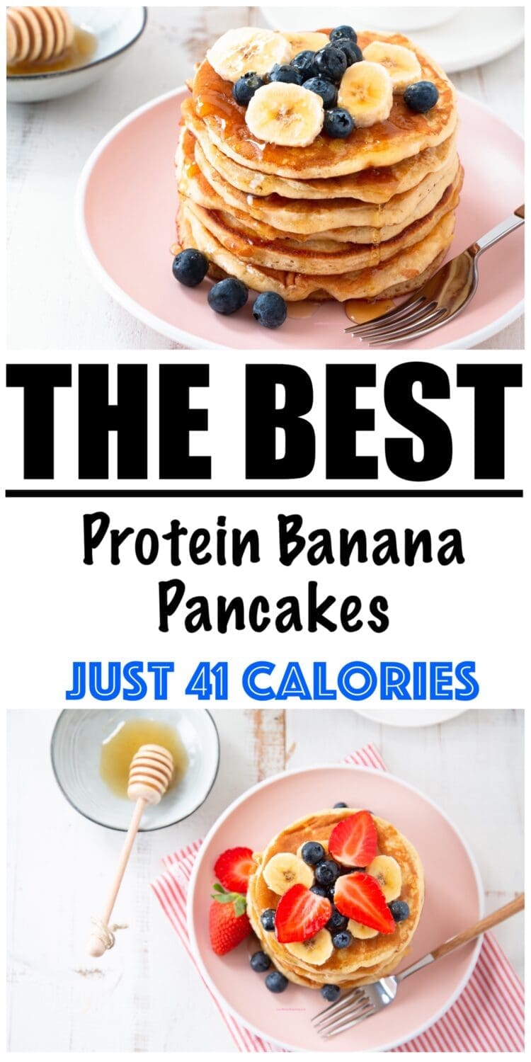 Low Calorie High Protein Banana Pancakes Recipe