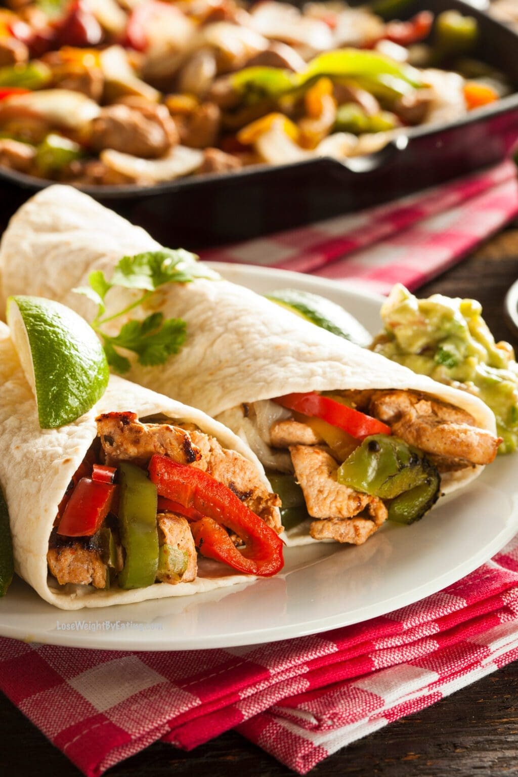 Low Calorie High Protein Chicken Wraps - Lose Weight By Eating