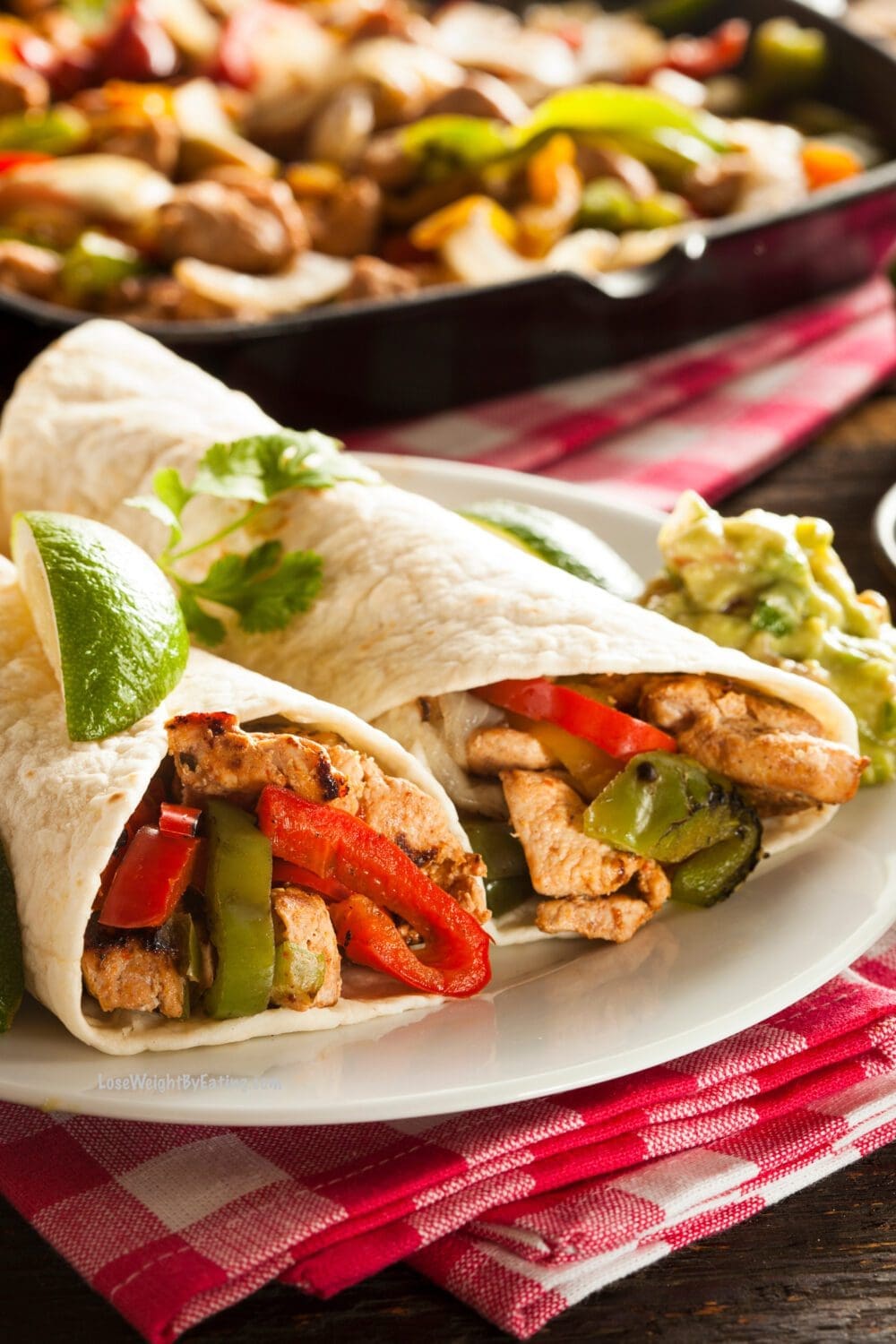 Low Calorie High Protein Chicken Wraps
