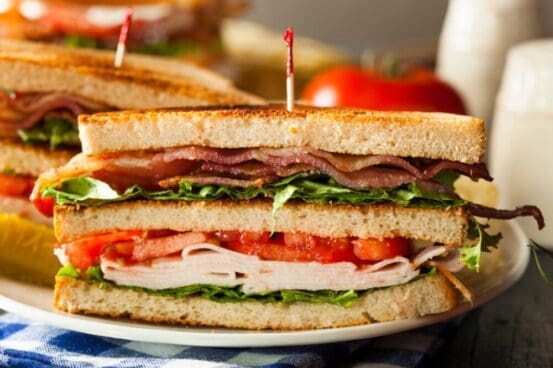 Low Calorie Club Sandwich