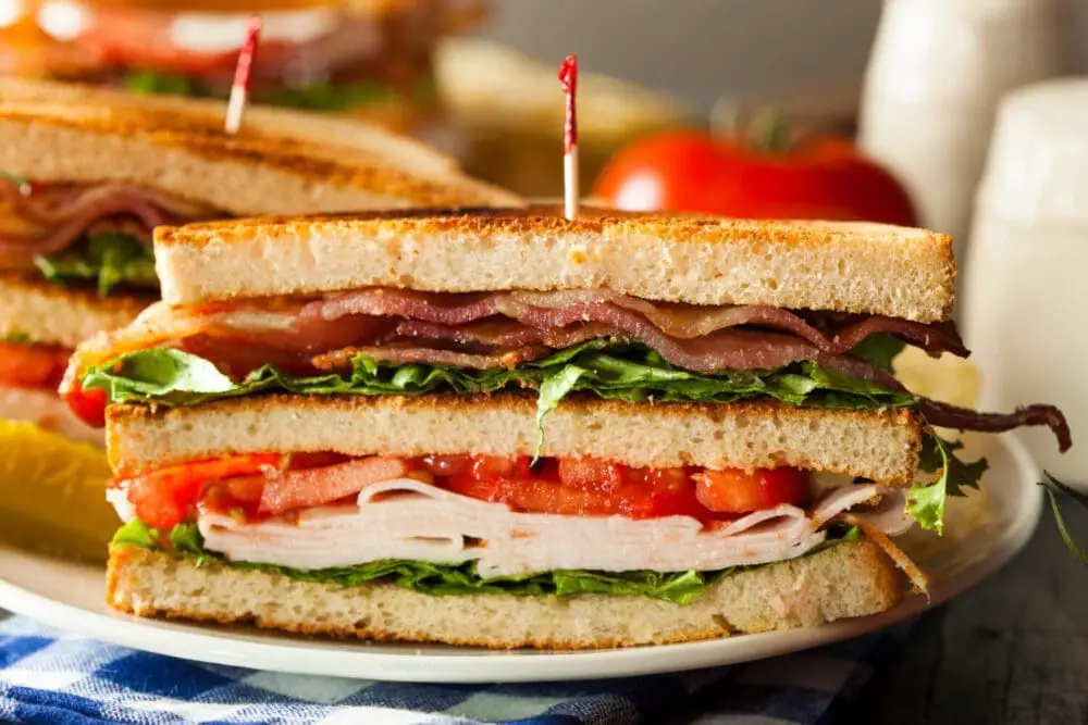 Low Calorie Club Sandwich