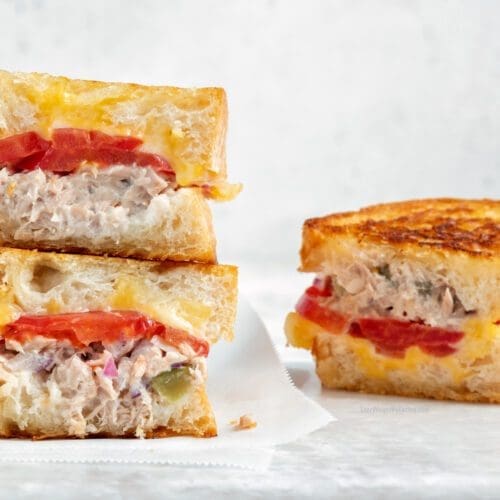 Low Calorie Tuna Melt Sandwich