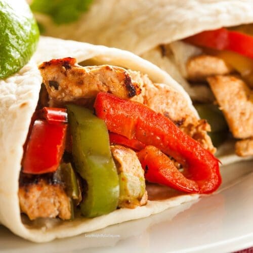 Low Calorie High Protein Chicken Wraps