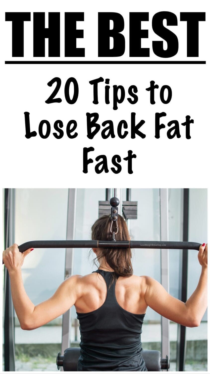 20 Tips to Lose Back Fat Fast