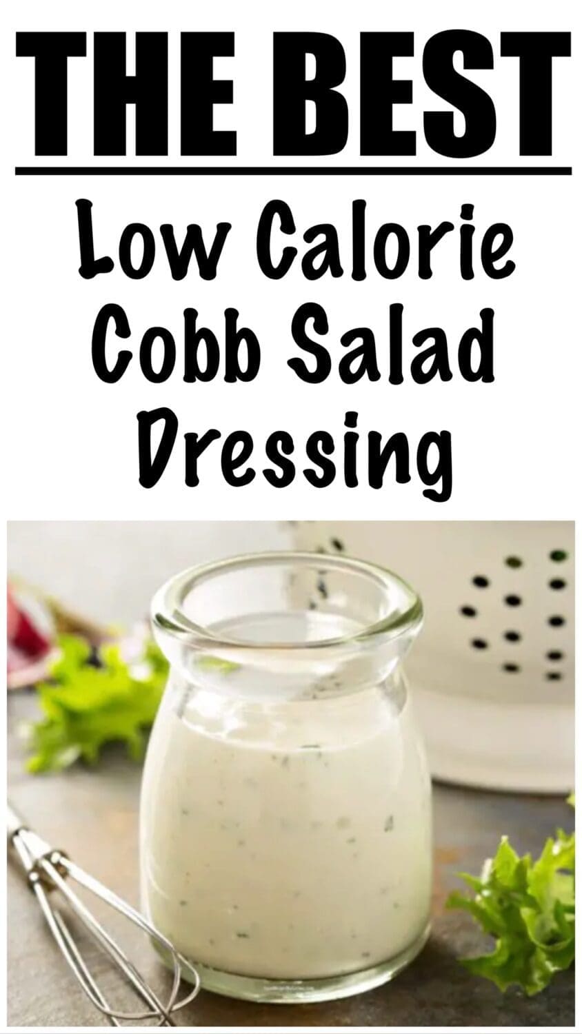 Healthy Cobb Salad Dressing