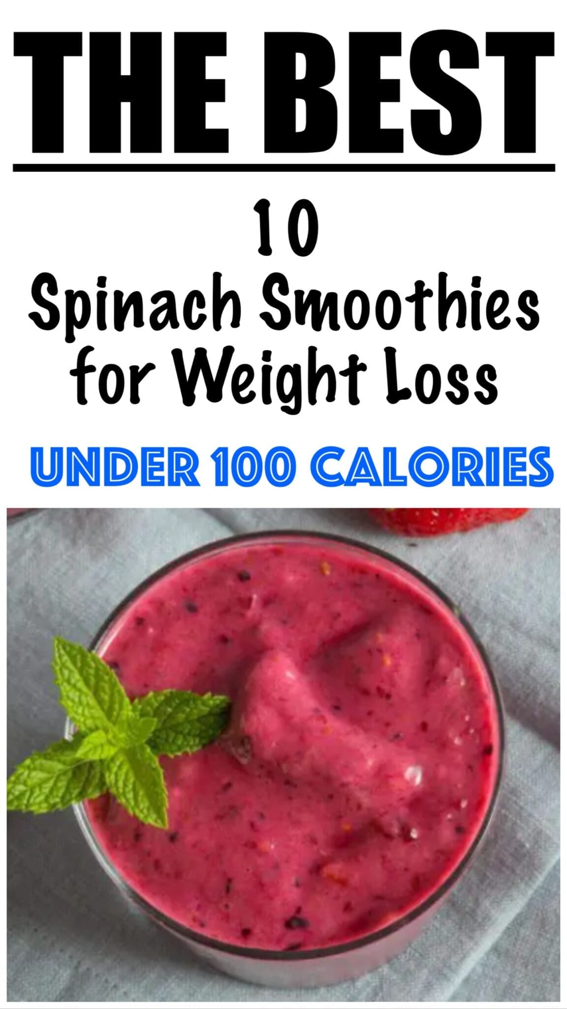 low-calorie-spinach-smoothies-for-weight-loss