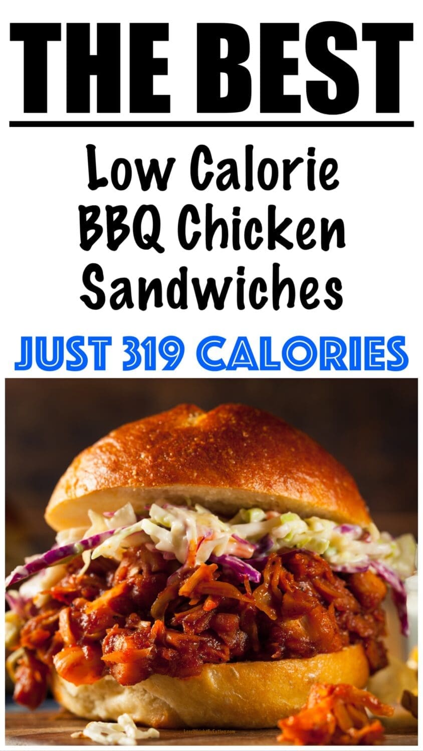 Low Calorie BBQ Chicken Sandwiches