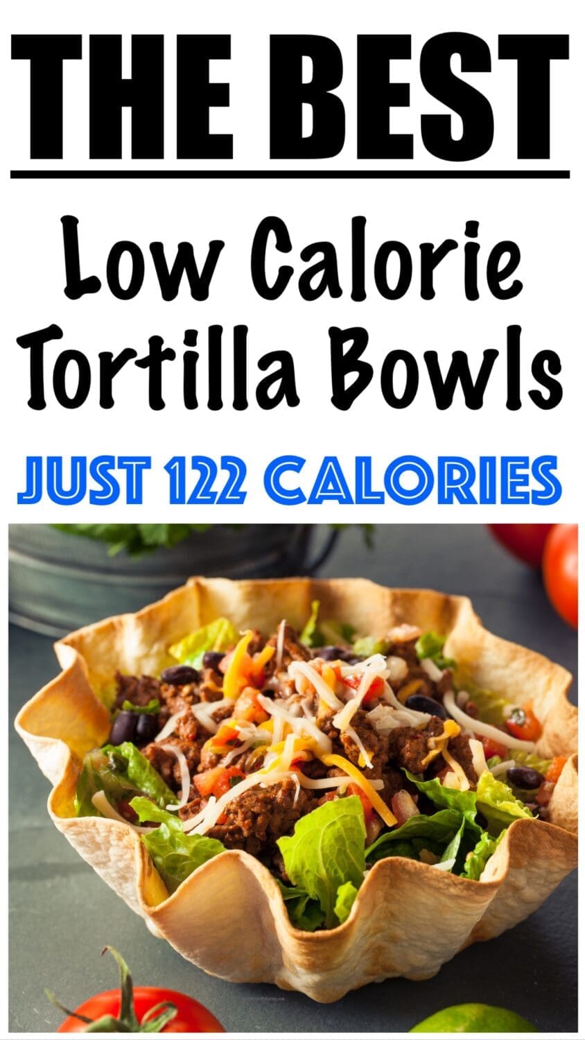 Low Calorie Tortilla Bowls