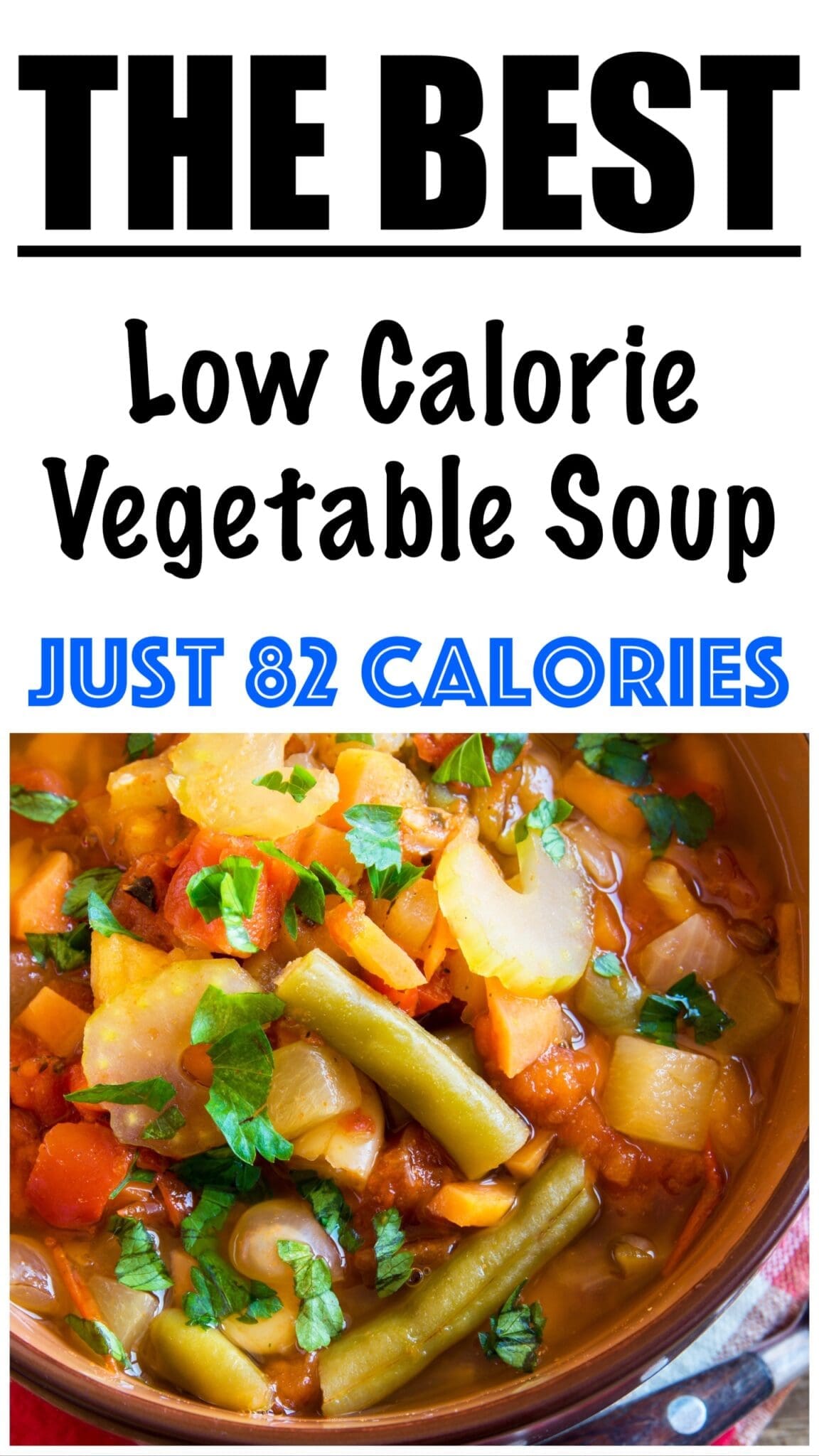 Low Calorie Vegetable Soup - Lose Weight By Eating