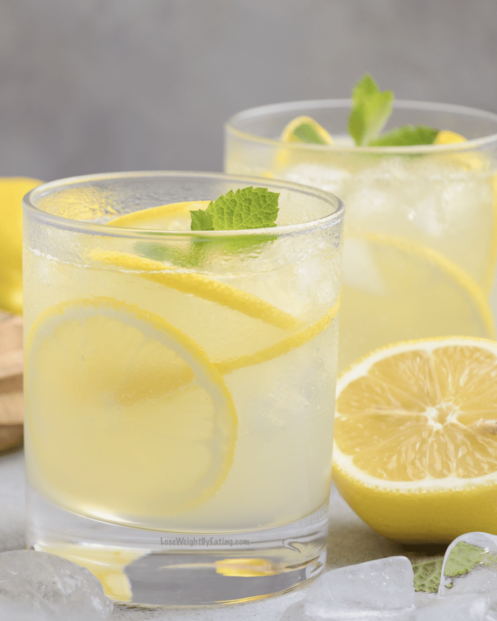 Lemon Juice and Baking Soda Drink