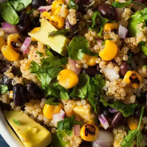 Low Calorie Mexican Quinoa Salad