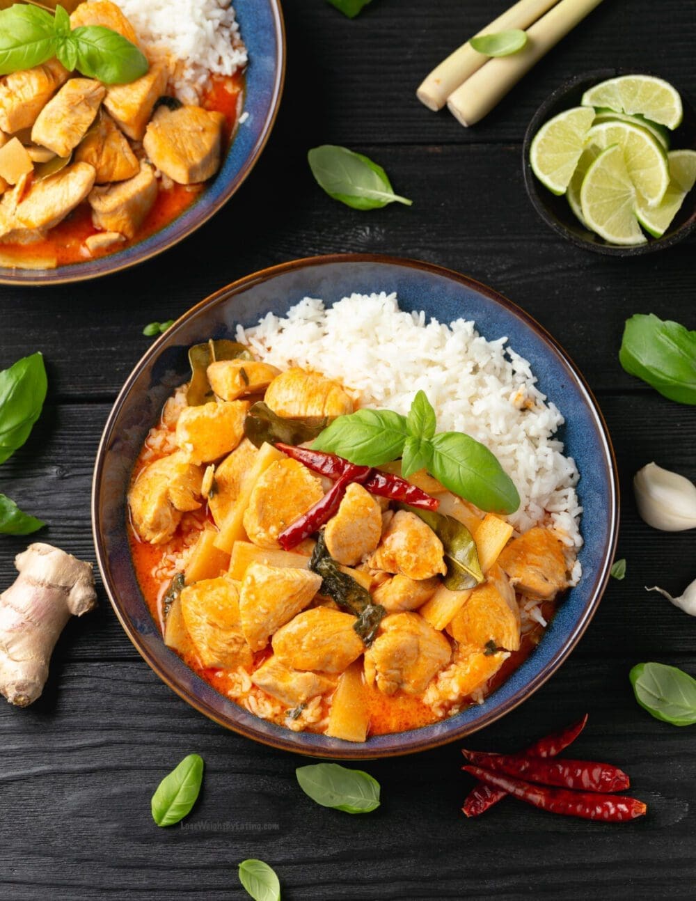 Low Calorie Thai Red Curry Chicken