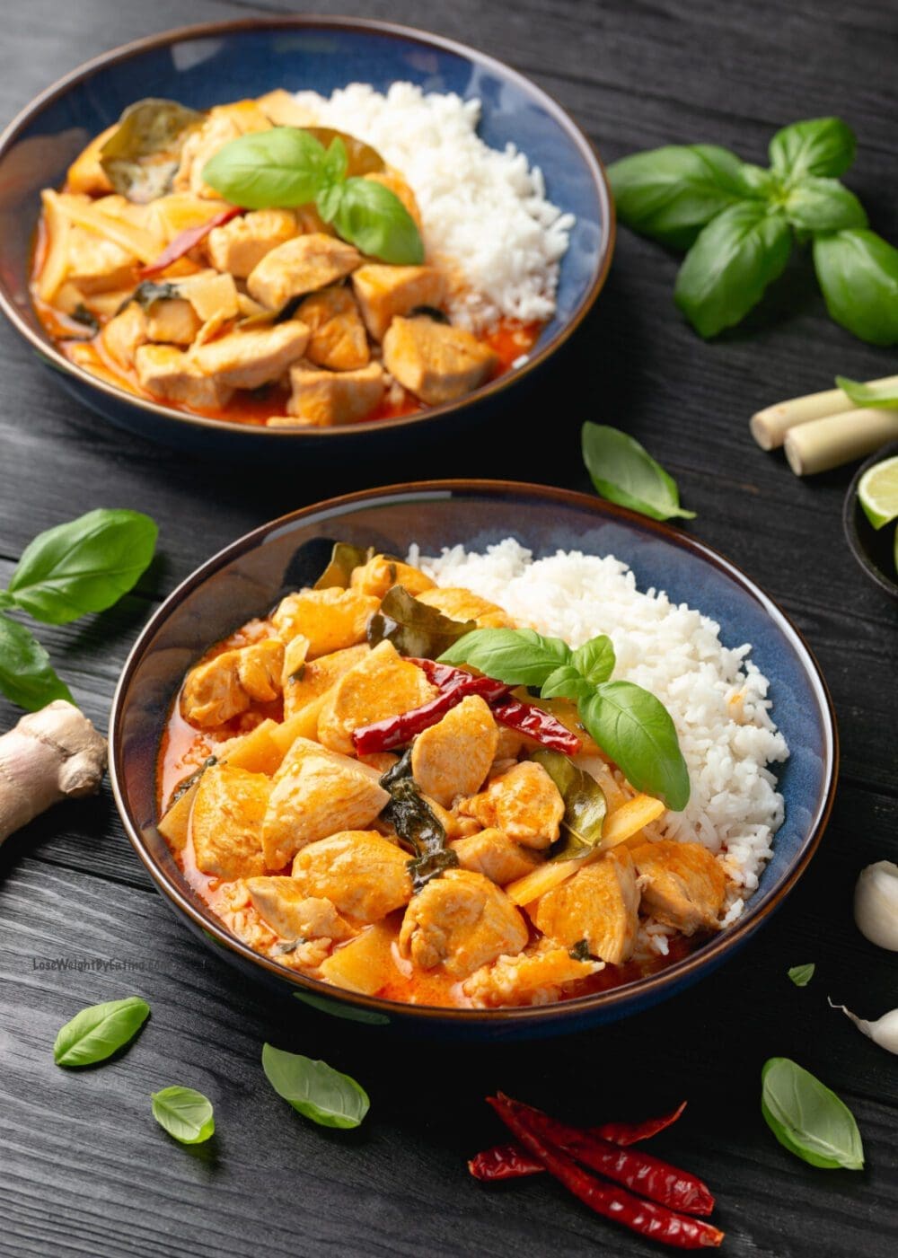 Low Calorie Thai Red Curry Chicken