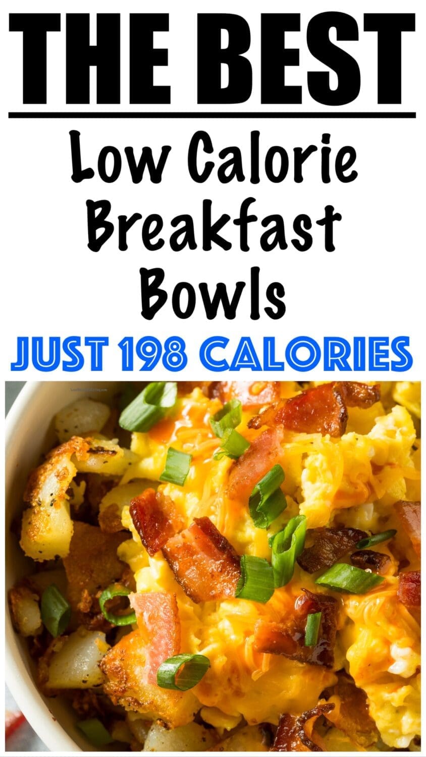 low calorie breakfast bowls