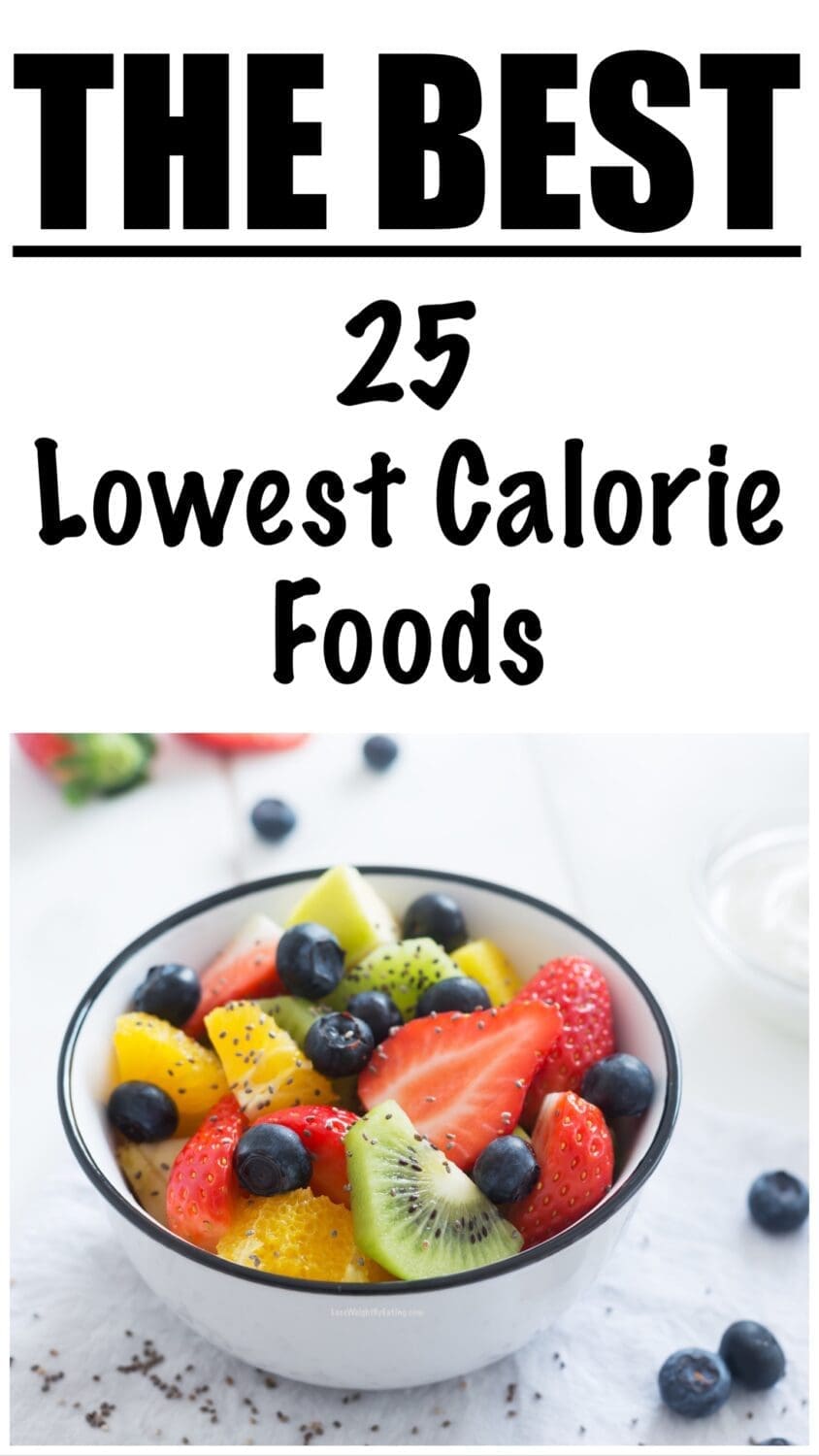 25 Lowest Calorie Foods