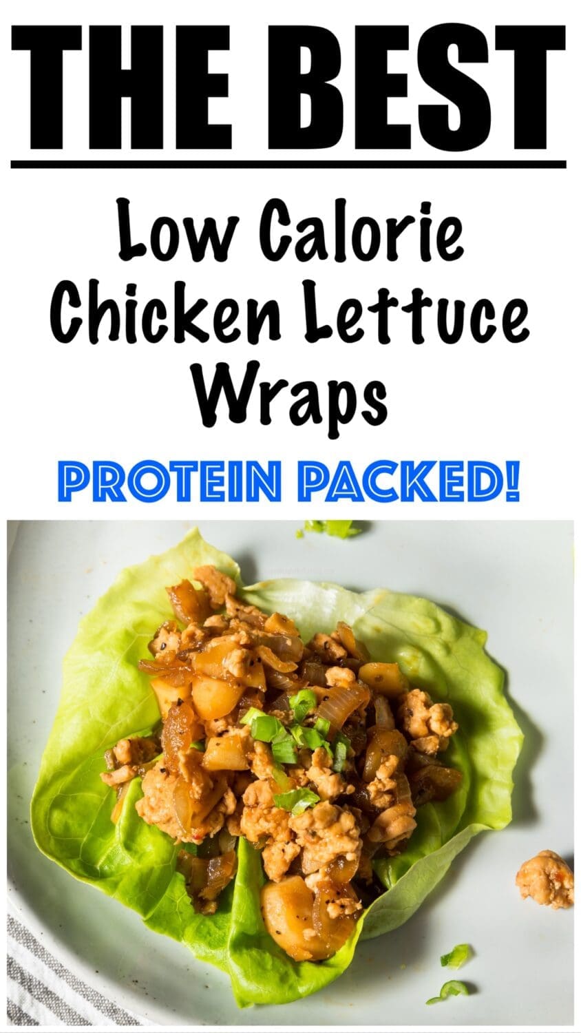 Healthy Chicken Lettuce Wraps