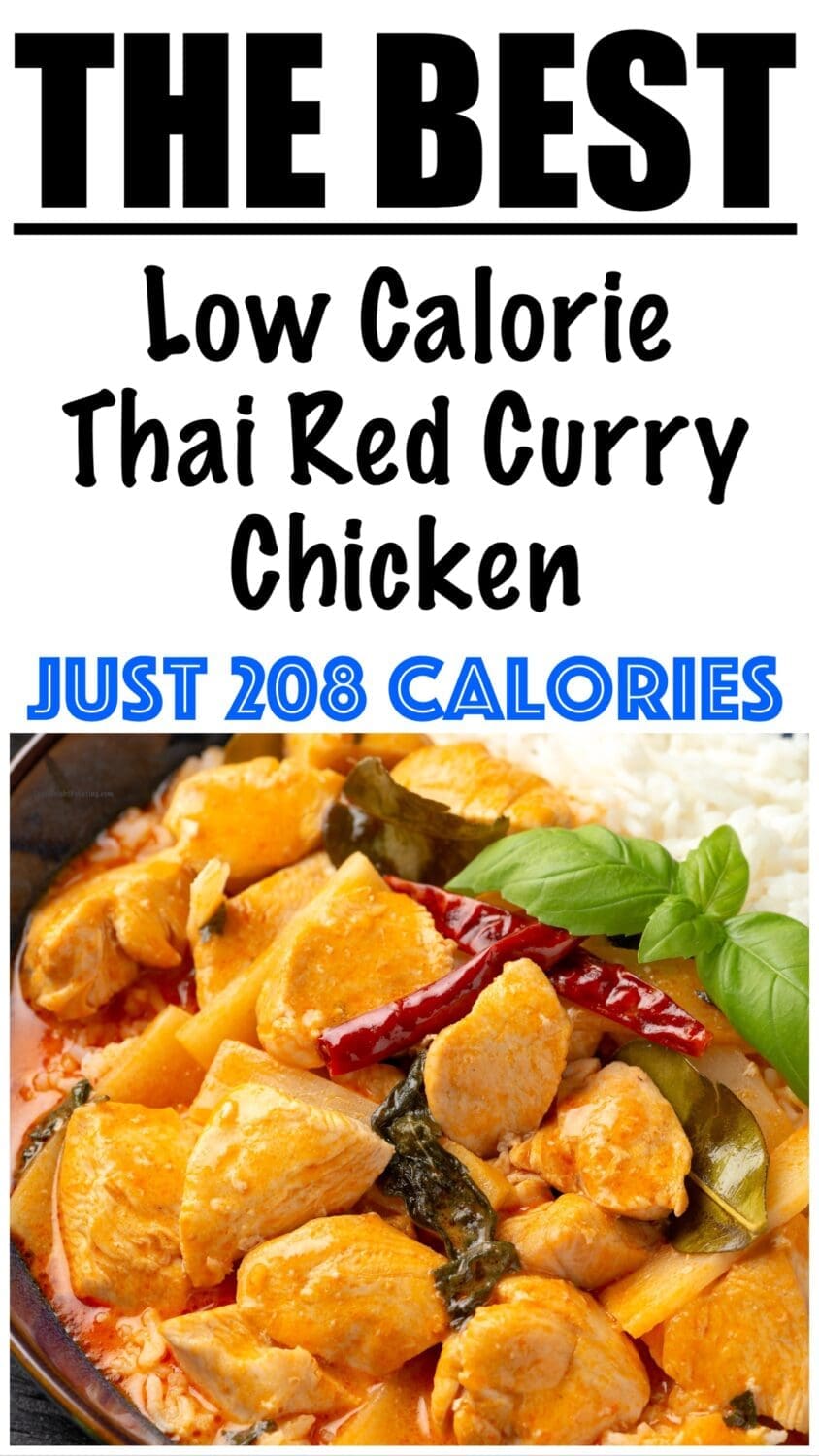 Low Calorie Thai Red Curry Chicken Recipe
