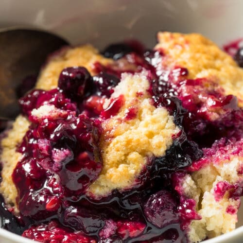 Low Calorie Berry Crumble