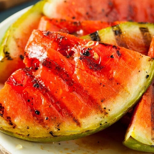 Low Calorie Grilled Watermelon
