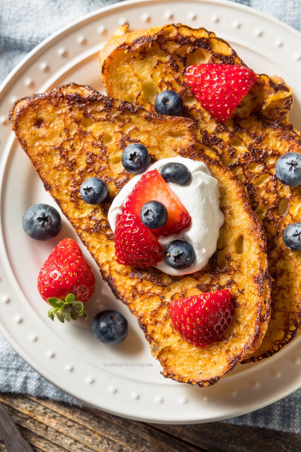Low Calorie Protein French Toast