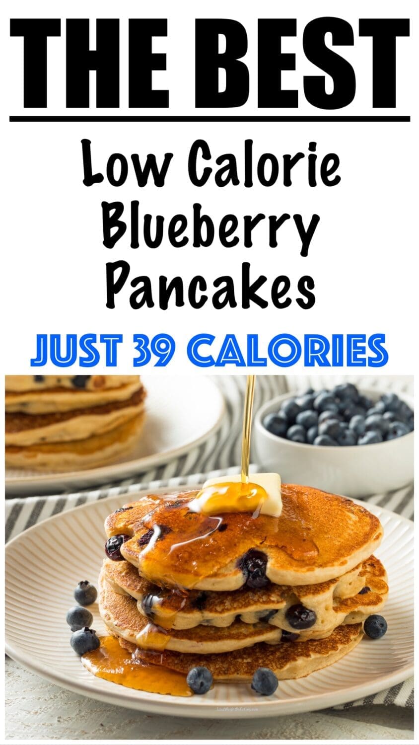 Low Calorie Blueberry Pancakes