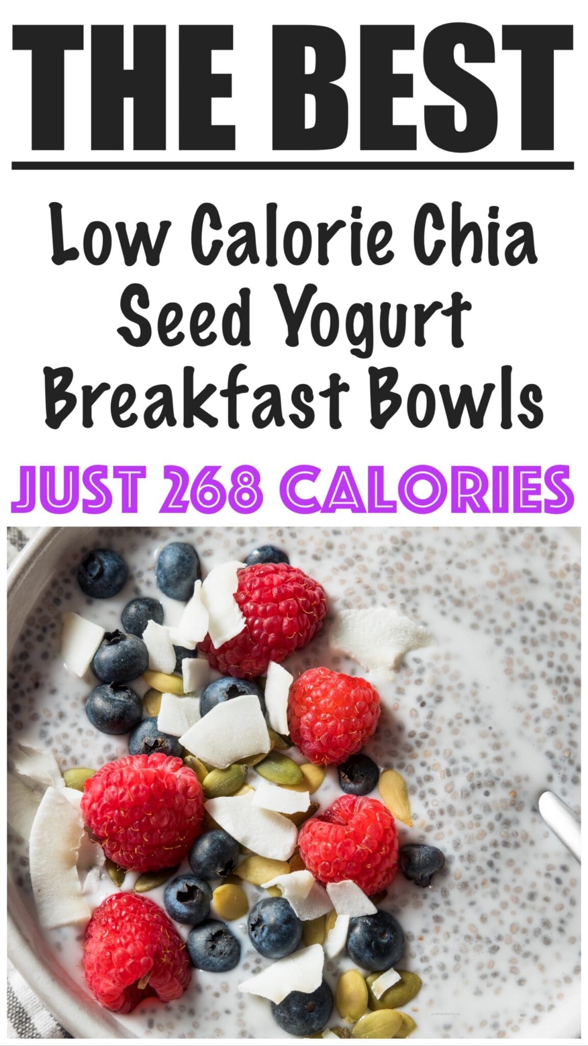 Low Calorie Chia Seed Yogurt Breakfast Bowls Lose Weight By Eating