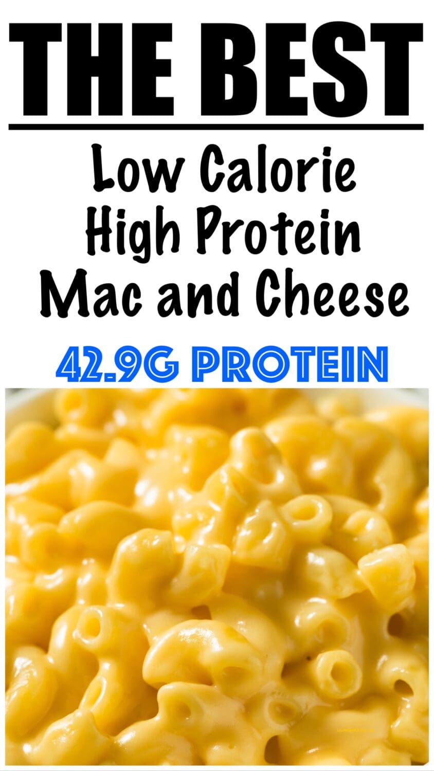 Low Calorie High Protein Mac and Cheese Recipe