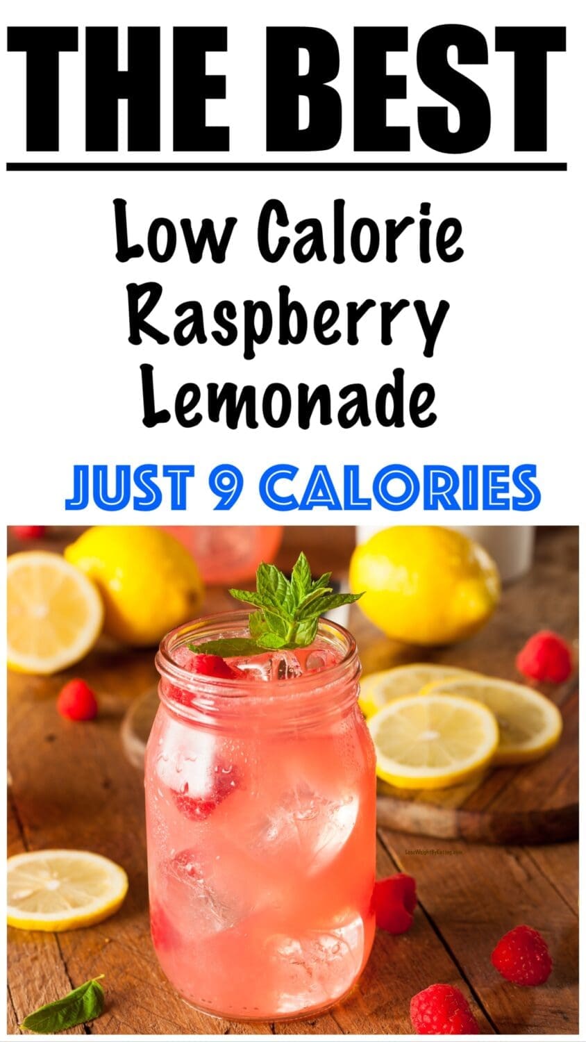 Low Calorie Raspberry Lemonade