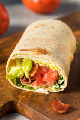 Healthy BLT Wrap - Lose Weight By Eating