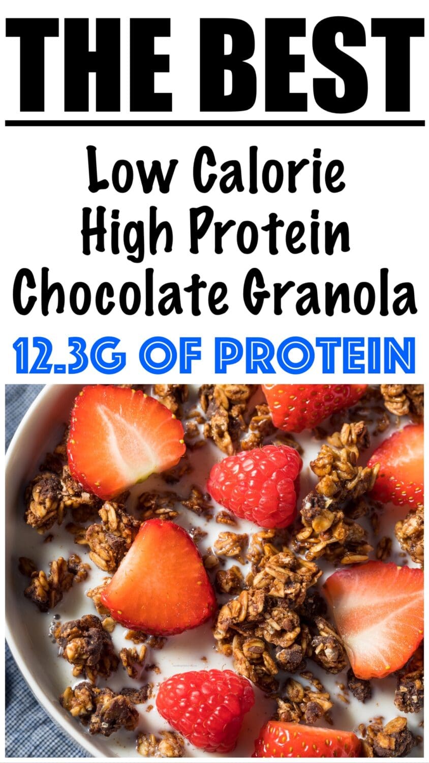 Low Calorie High Protein Chocolate Granola Recipe