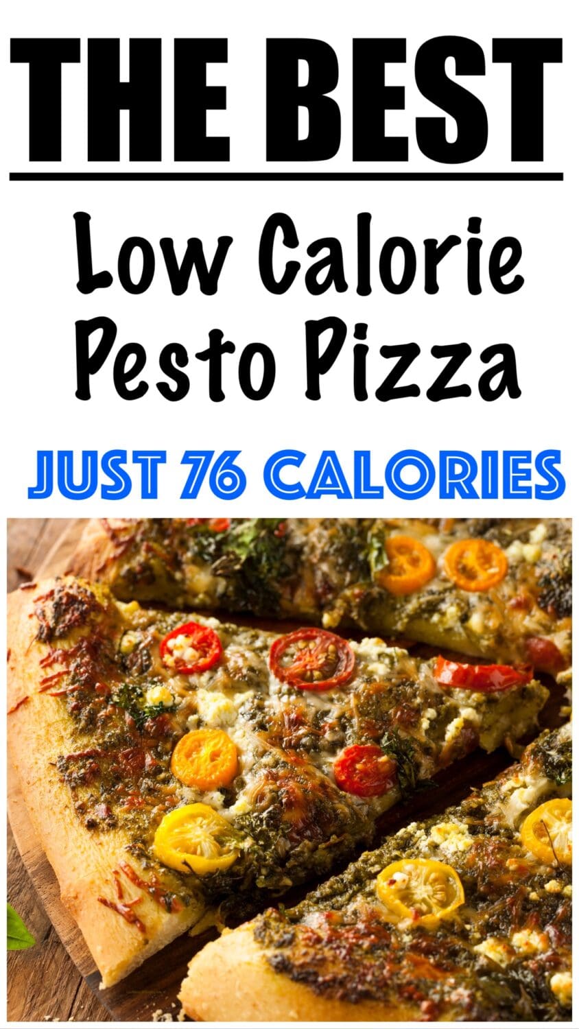 Low Calorie Pesto Pizza Recipe