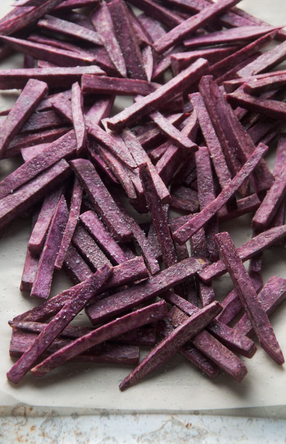 Healthy Purple Sweet Potato Fries