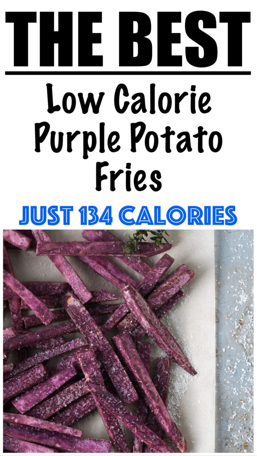 Healthy Purple Sweet Potato Fries Recipe