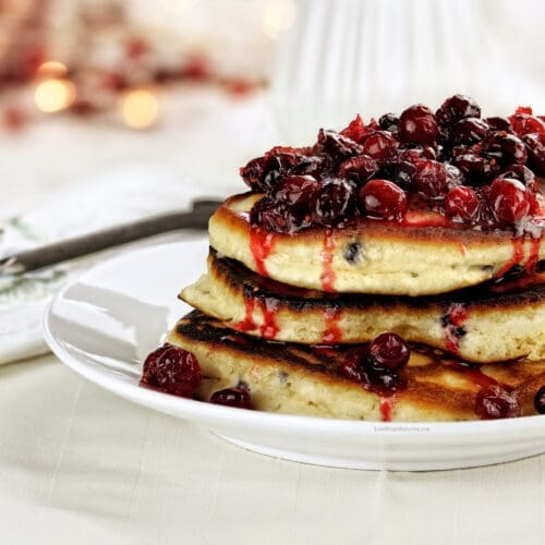 Low Calorie Cranberry Pancakes