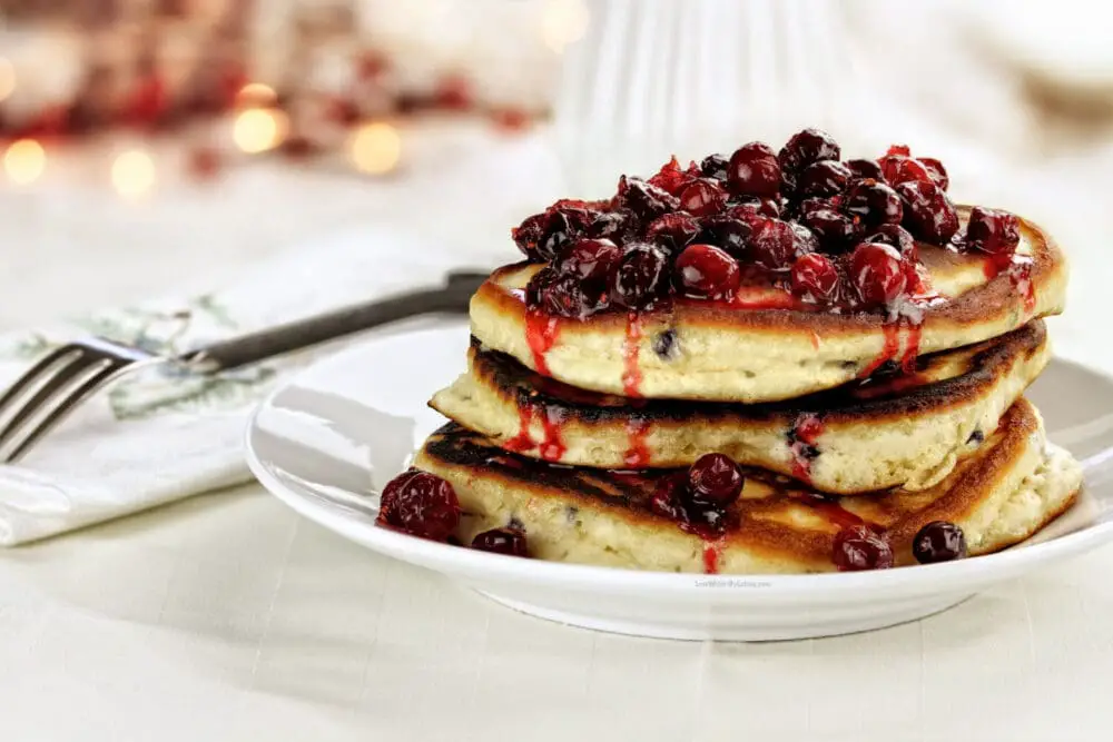 Low Calorie Cranberry Pancakes