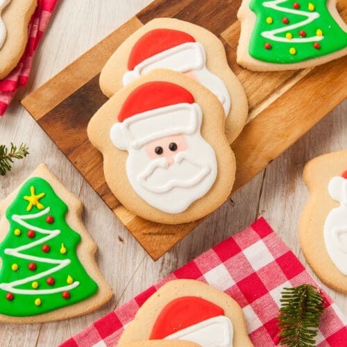 Low Calorie Frosted Sugar Cookies