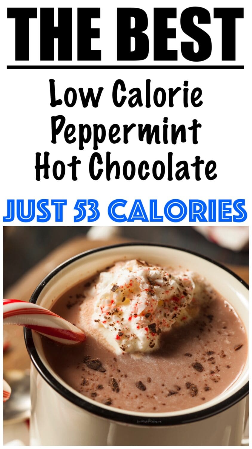 Low Calorie Peppermint Hot Chocolate