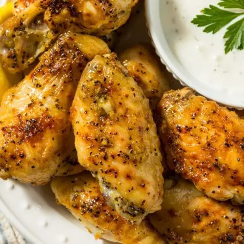 Healthy Lemon Pepper Chicken Wings