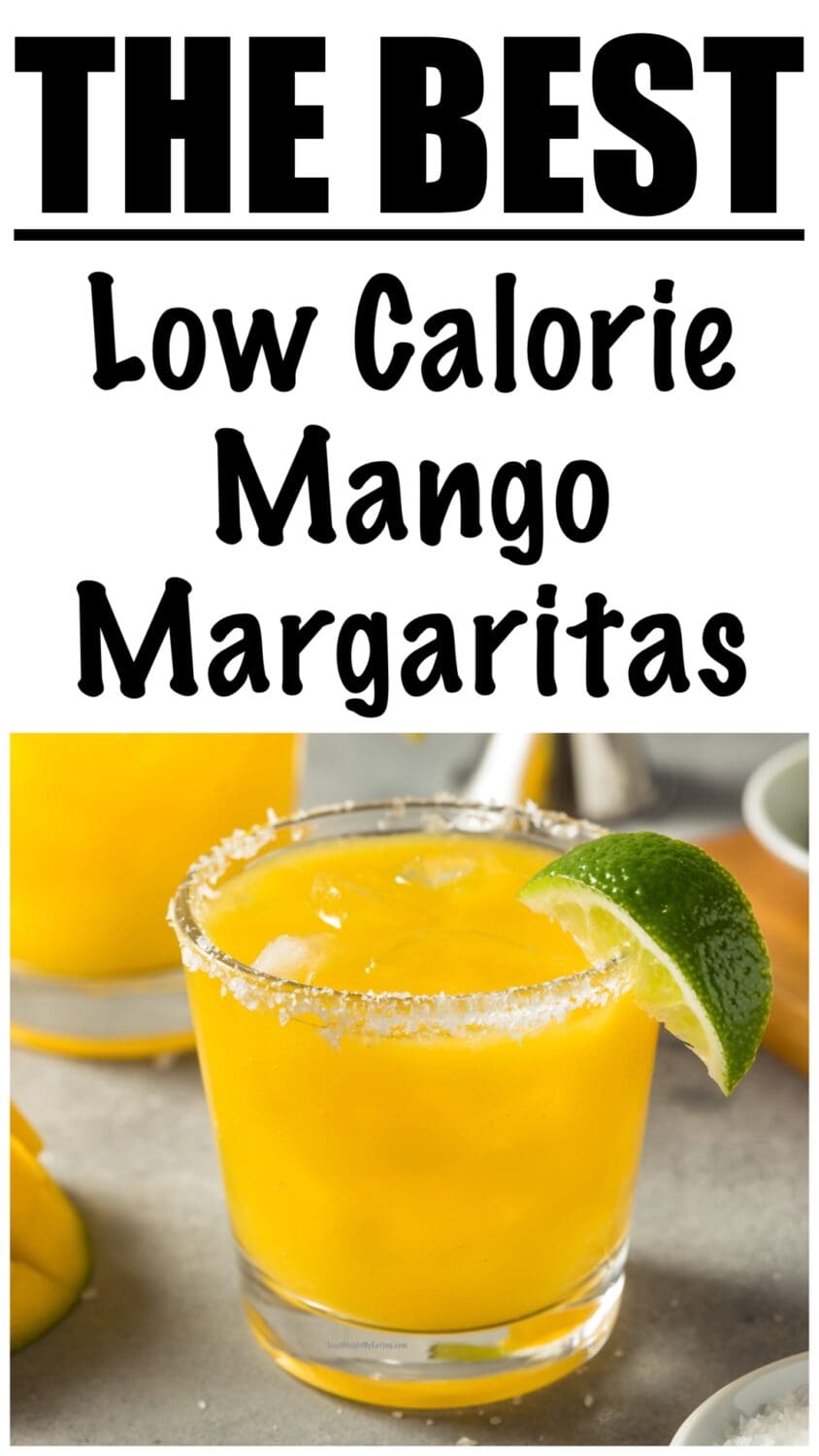 Low Calorie Mango Margaritas