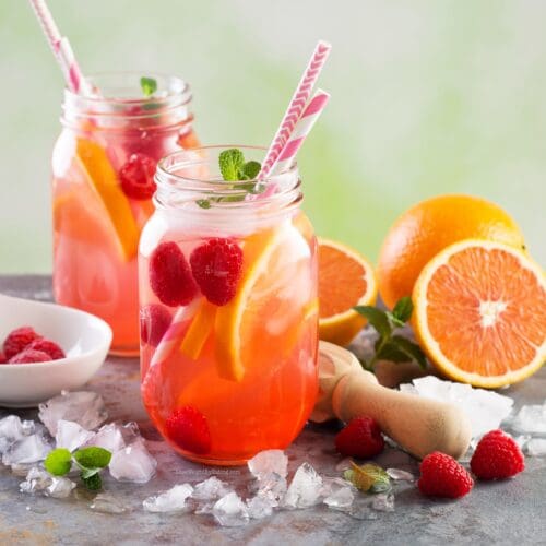Low Calorie Detox Spa Waters for Weight Loss