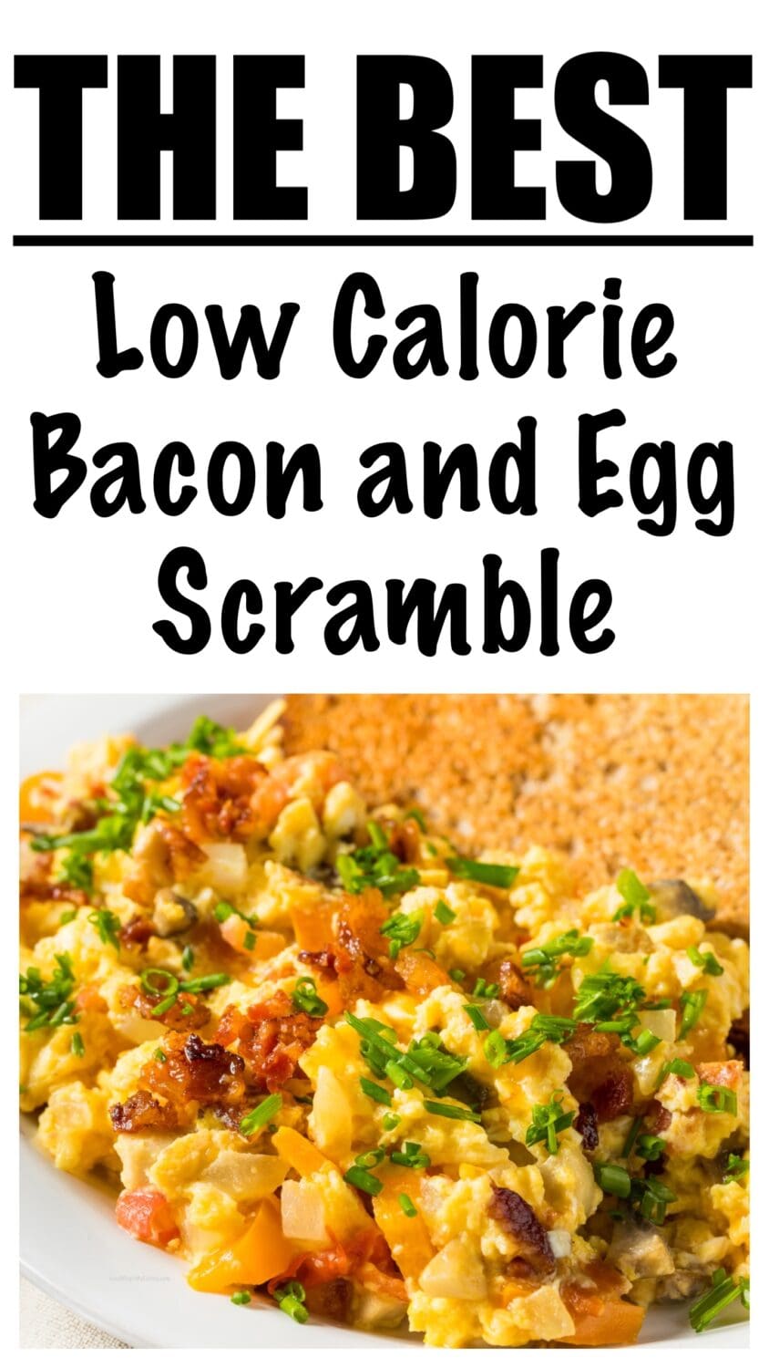 Low Calorie Bacon and Egg Scramble