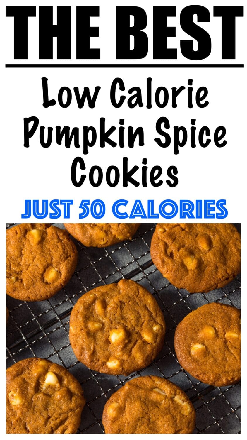 Low Calorie Pumpkin Spice Cookies