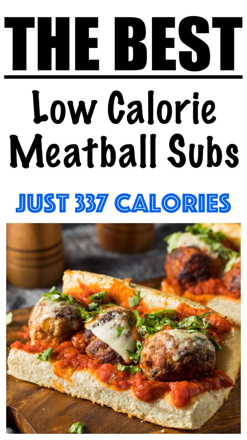 Low Calorie Meatball Sub