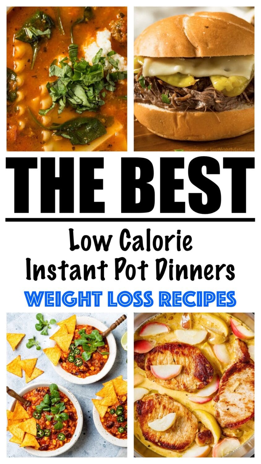 Low Calorie Instant Pot Dinners for Weight Loss