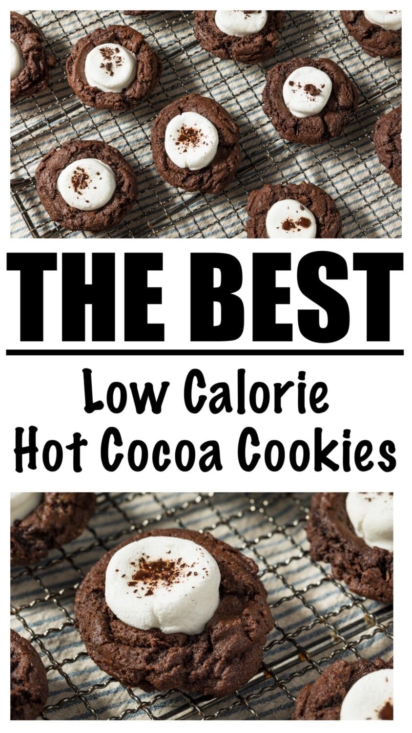 Low Calorie Hot Cocoa Cookies